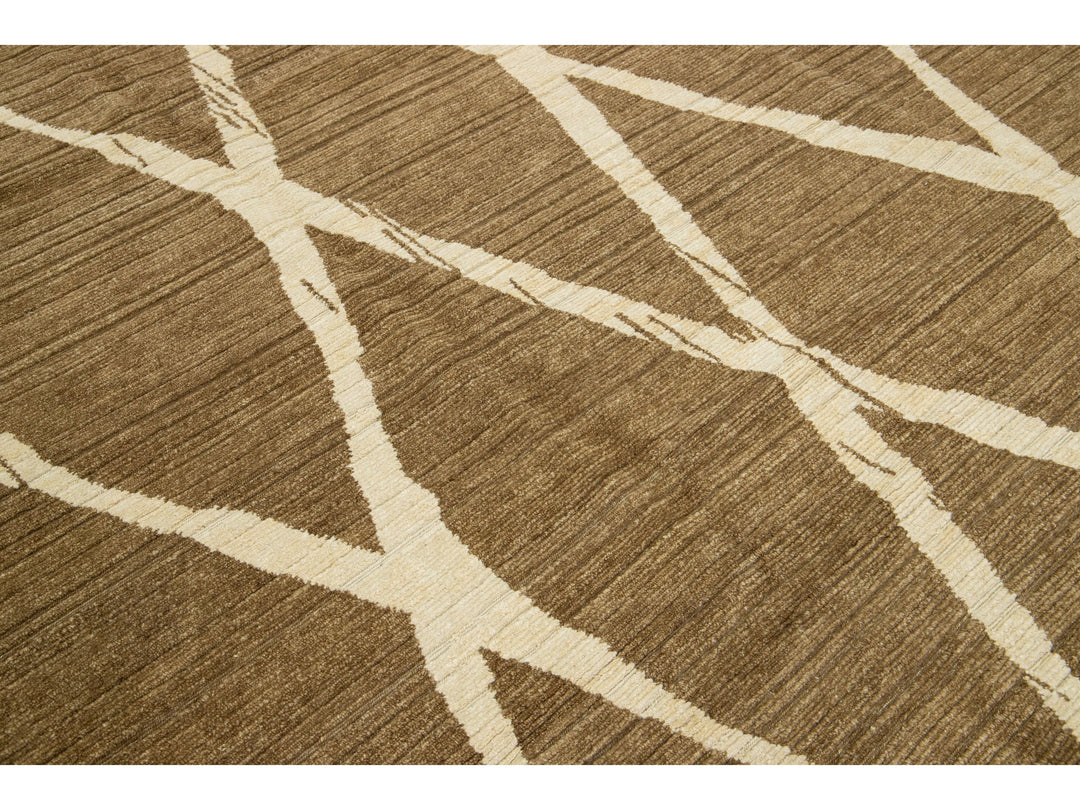 Modern Wool Rug 9 X 12