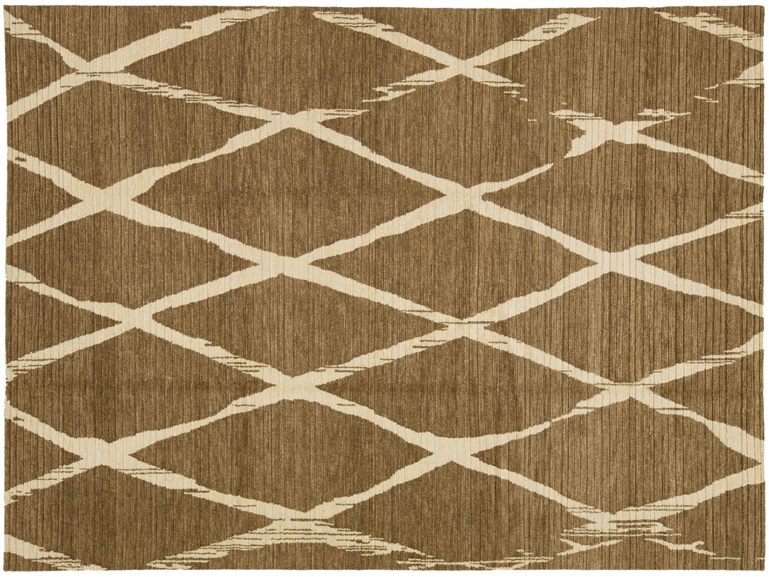 Modern Wool Rug 9 X 12
