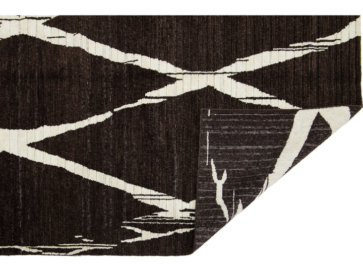 Modern Wool Rug 9 X 12