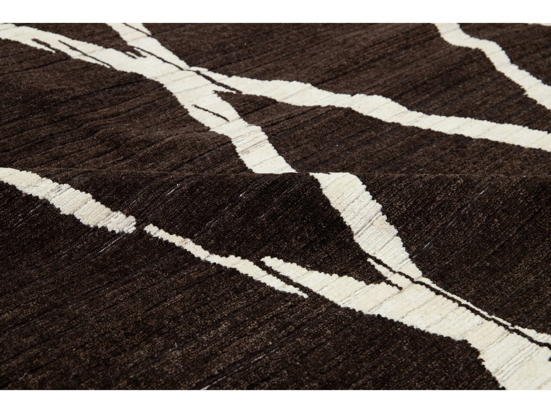 Modern Wool Rug 9 X 12