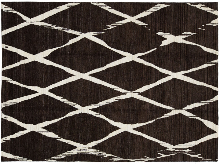 Modern Wool Rug 9 X 12