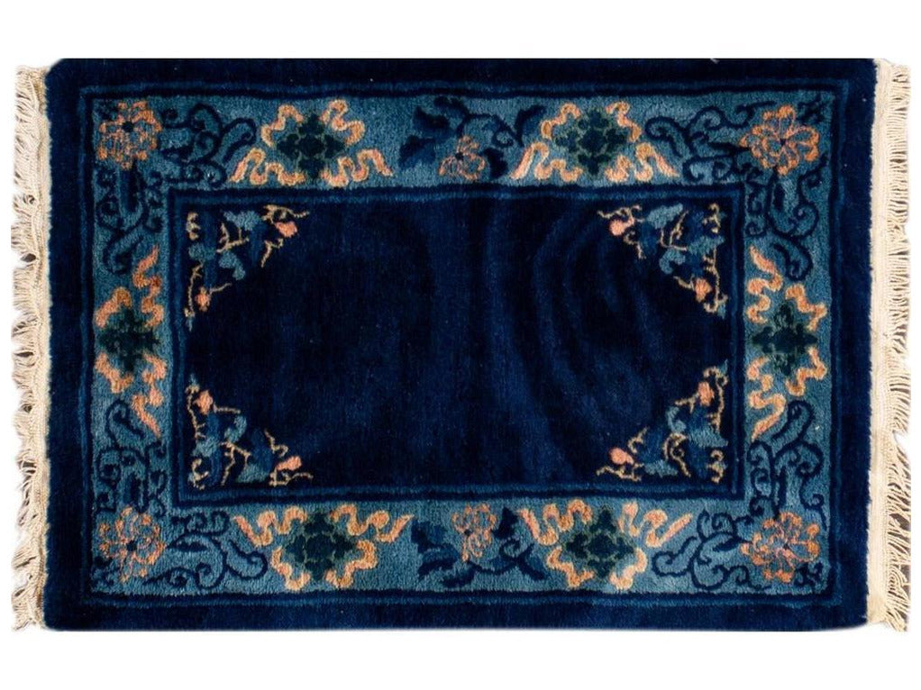 Antique Art Deco Chinese  Rug 2 X 3