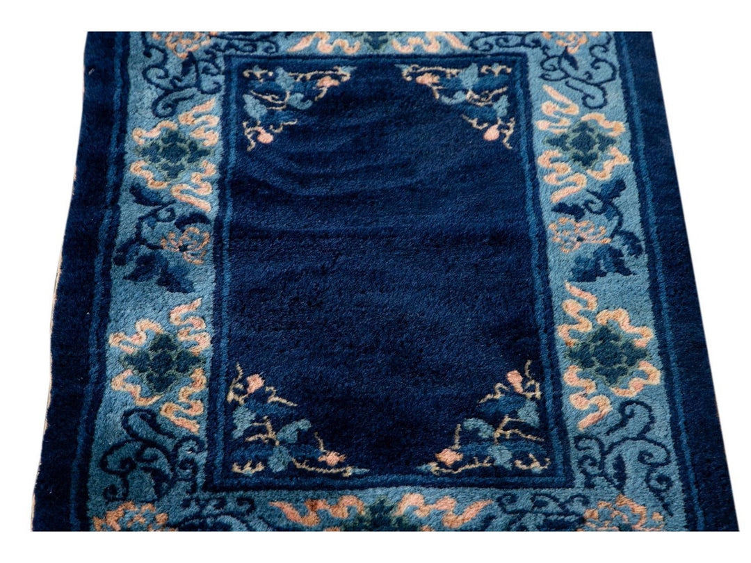 Antique Art Deco Chinese  Rug 2 X 3