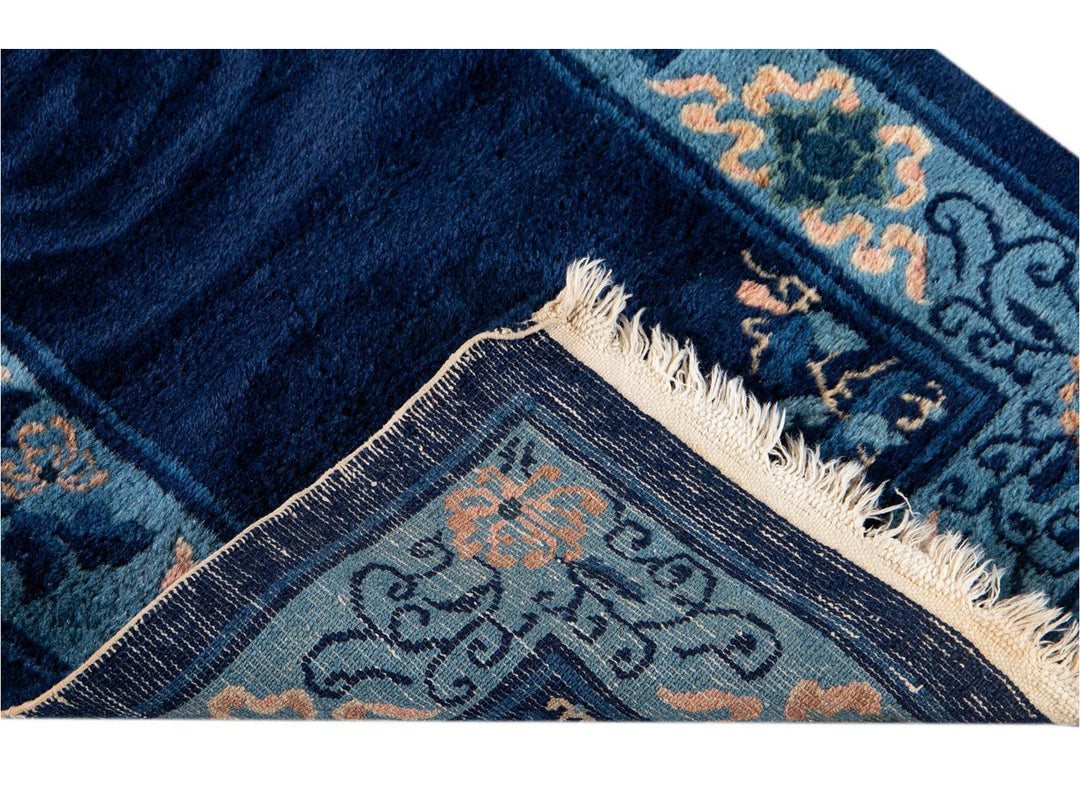 Antique Art Deco Chinese  Rug 2 X 3