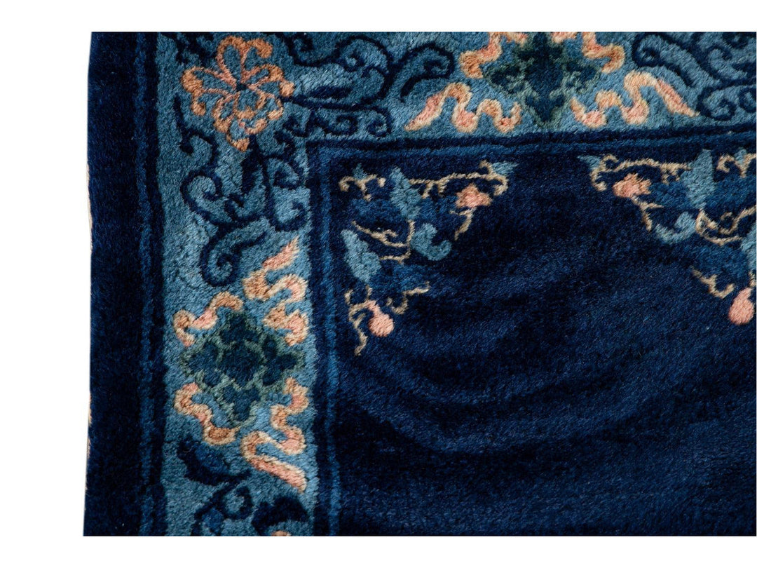 Antique Art Deco Chinese  Rug 2 X 3