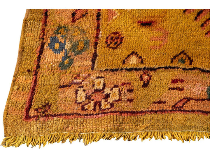 Late-19th Century Vintage Oushak Wool Rug 15' X 16'