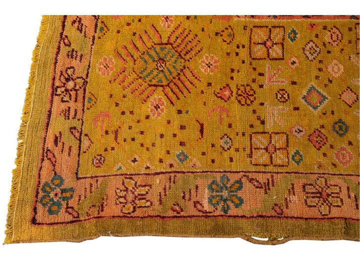 Late-19th Century Vintage Oushak Wool Rug 15' X 16'