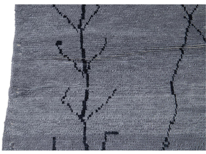 Modern Moroccan Style Wool Rug 8 X 13