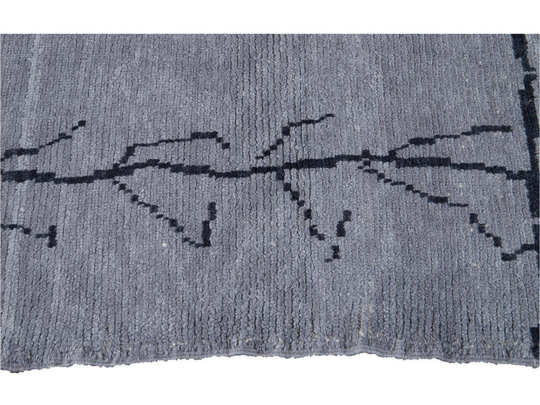 Modern Moroccan Style Wool Rug 8 X 13