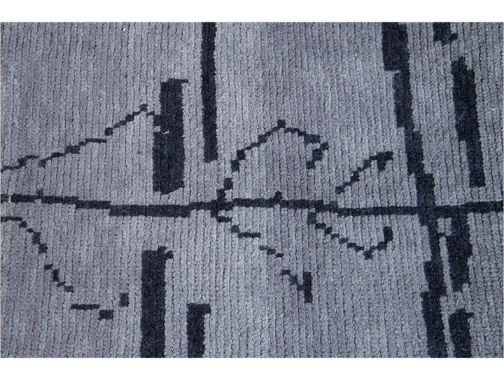 Modern Moroccan Style Wool Rug 8 X 13