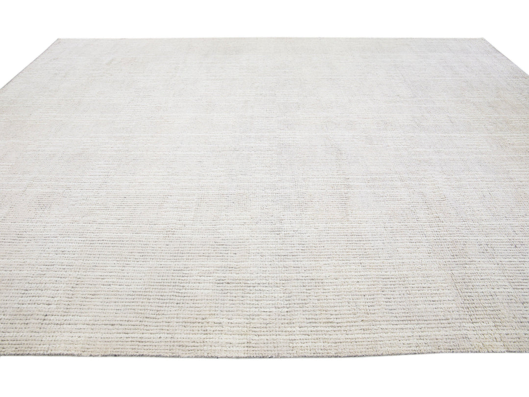 Modern Moroccan Wool Rug 12 X 15