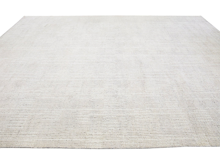 Modern Moroccan Wool Rug 12 X 15