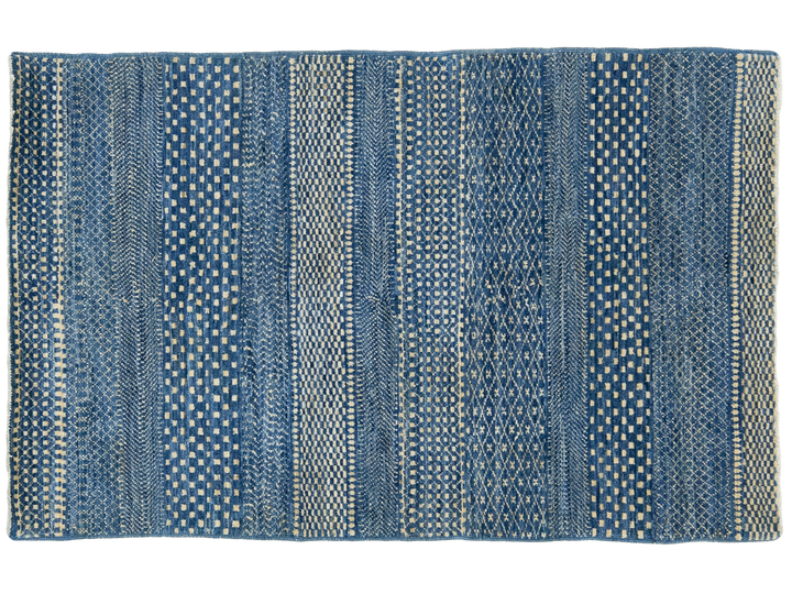 Modern Afghan Wool Rug 3 X 5