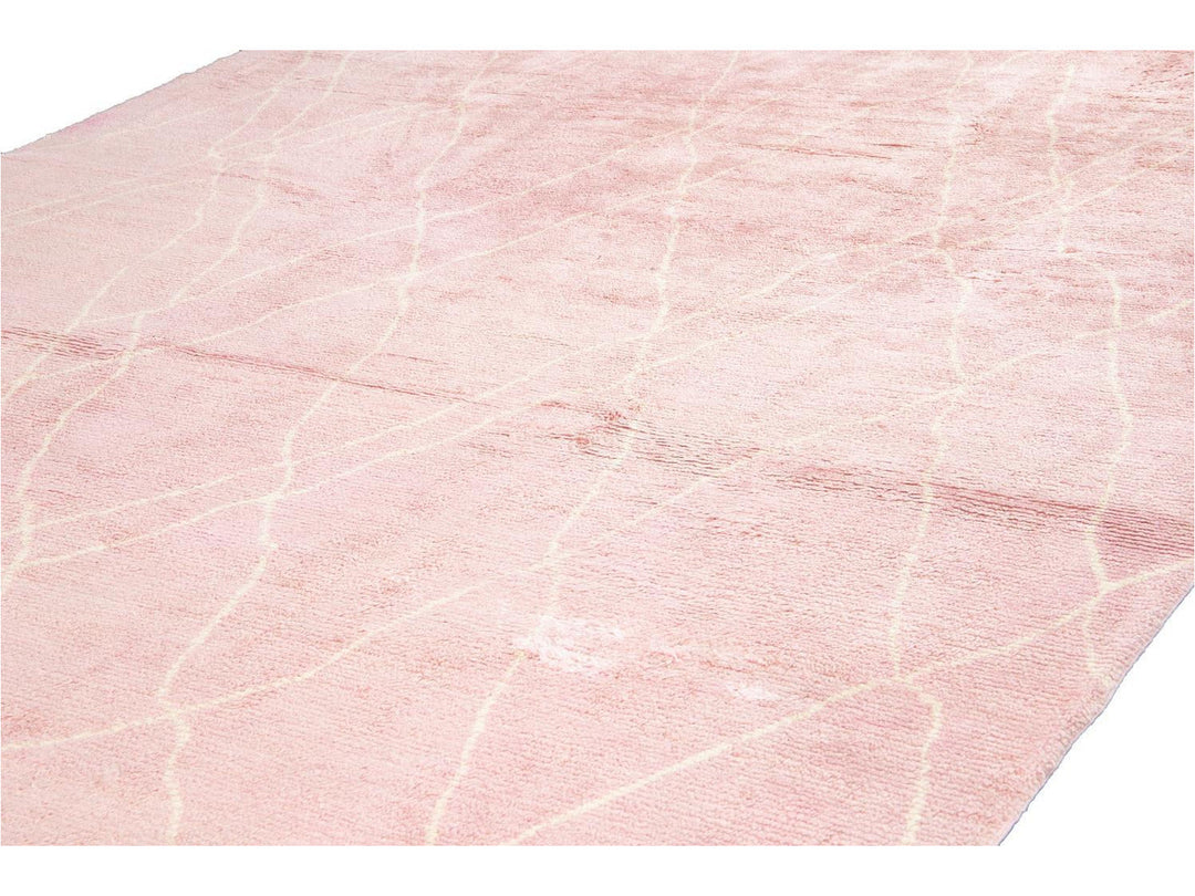 Modern Moroccan Style Wool Rug 10 X 14