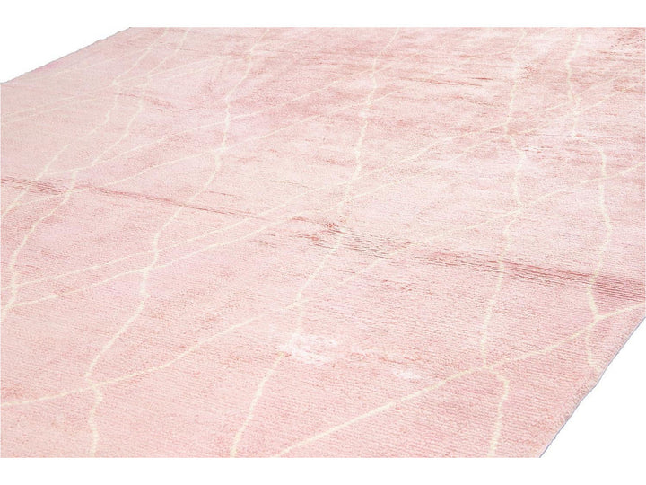 Modern Moroccan Style Wool Rug 10 X 14