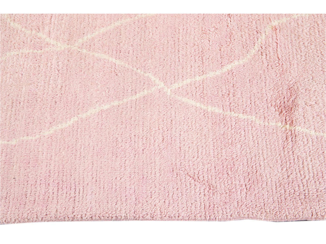 Modern Moroccan Style Wool Rug 10 X 14