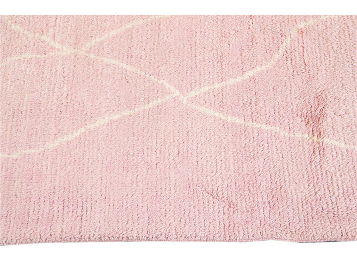 Modern Moroccan Style Wool Rug 10 X 14