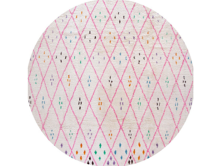 Modern Moroccan Style Wool Rug 10 X 13