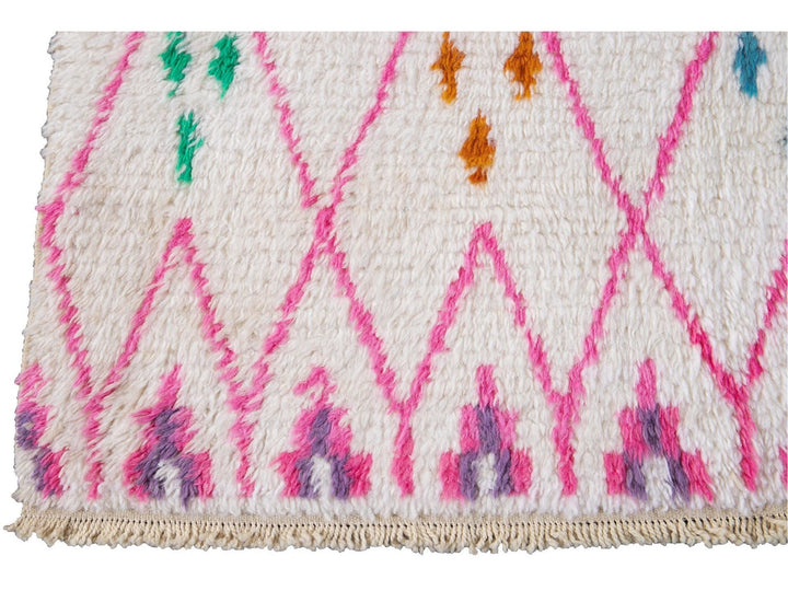 Modern Moroccan Style Wool Rug 10 X 13