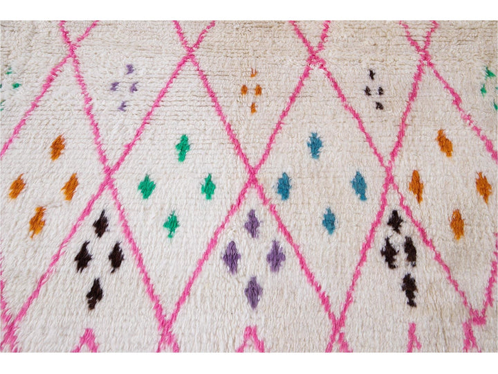 Modern Moroccan Style Wool Rug 10 X 13