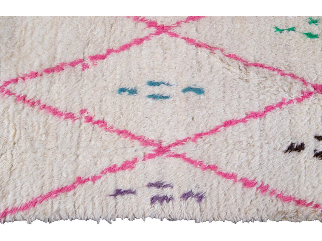 Modern Moroccan Style Wool Rug 10 X 13