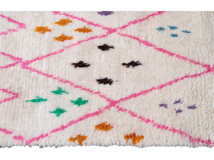 Modern Moroccan Style Wool Rug 10 X 13