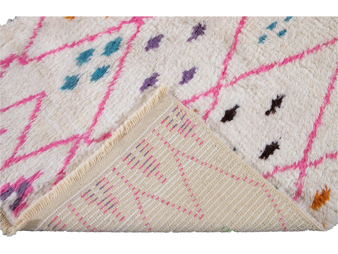 Modern Moroccan Style Wool Rug 10 X 13