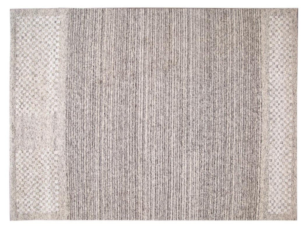 Contemporary Textured Loop Wool Rug 12 X 15