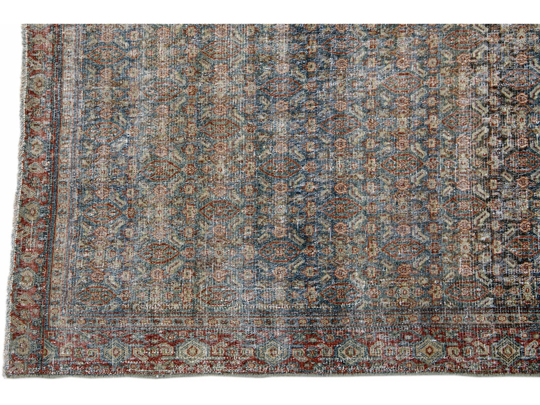 Antique Malayer Wool Rug 5 X 11