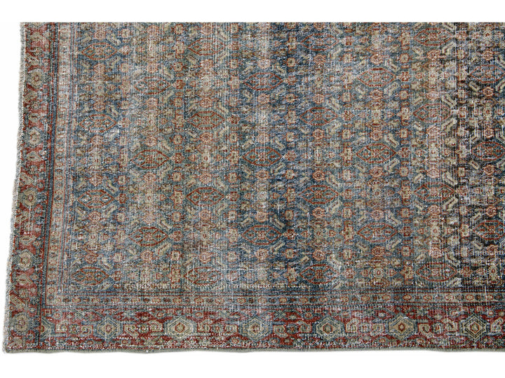 Antique Malayer Wool Rug 5 X 11