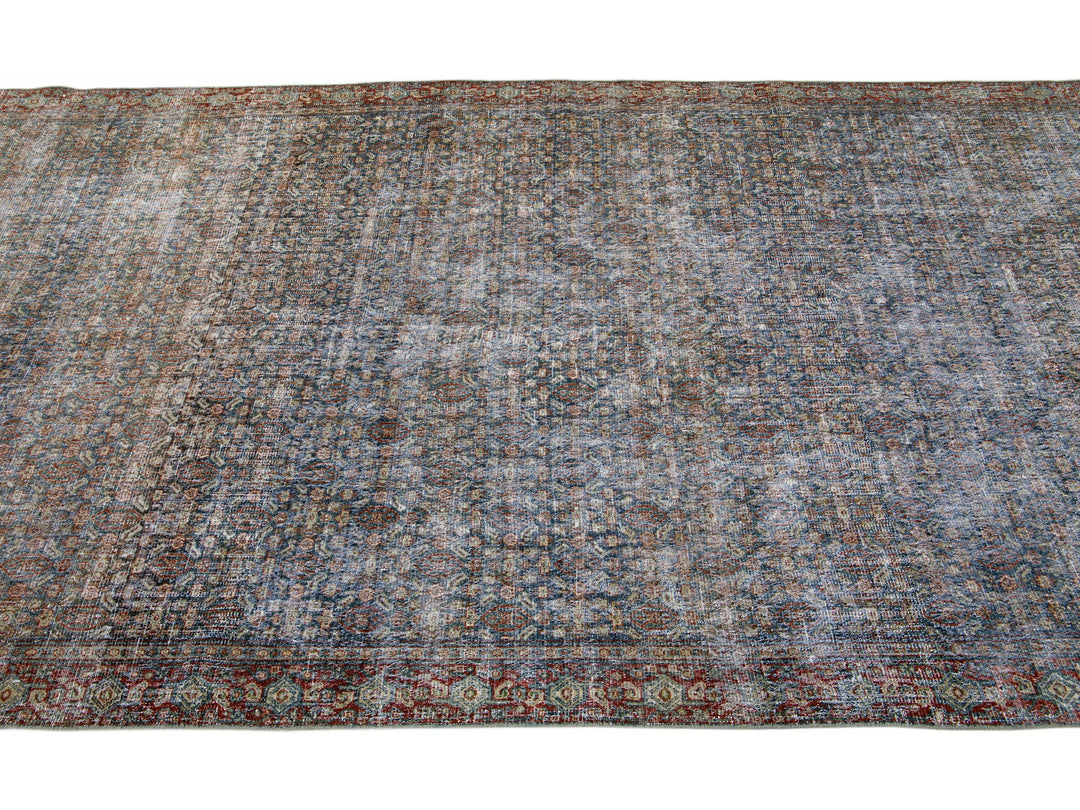 Antique Malayer Wool Rug 5 X 11