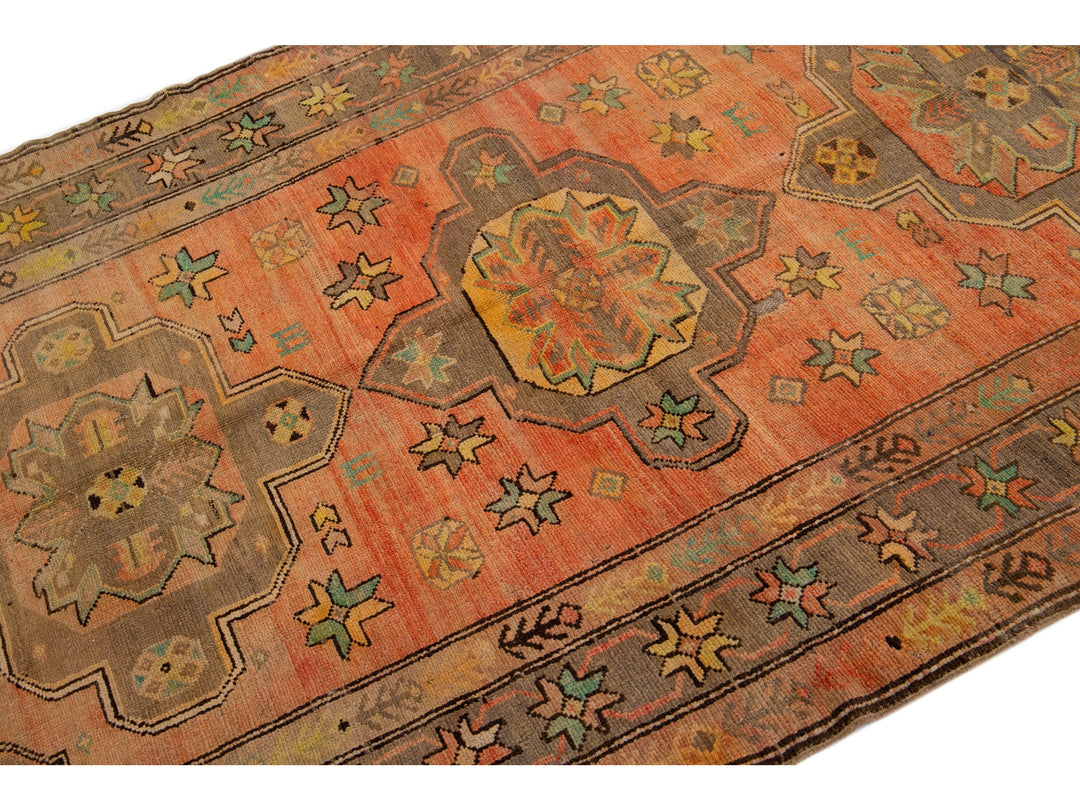 Antique Turkish Khotan Wool Rug 4 X 7