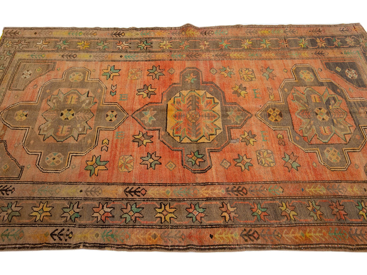 Antique Turkish Khotan Wool Rug 4 X 7
