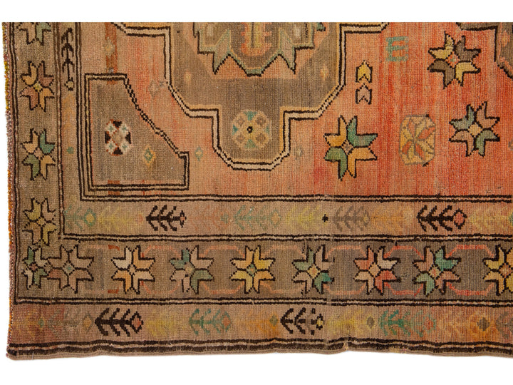 Antique Turkish Khotan Wool Rug 4 X 7