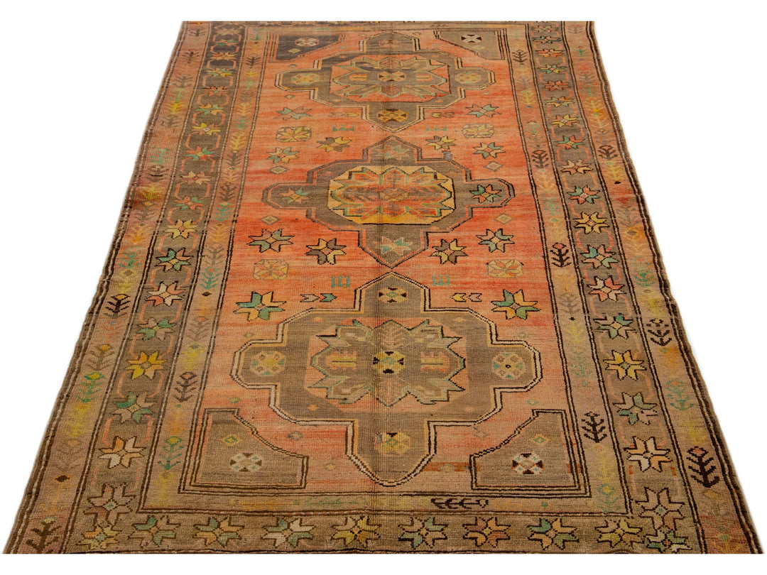 Antique Turkish Khotan Wool Rug 4 X 7