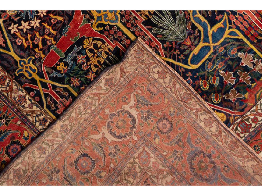 Antique Bidjar Oversize Wool Rug 19 X 41