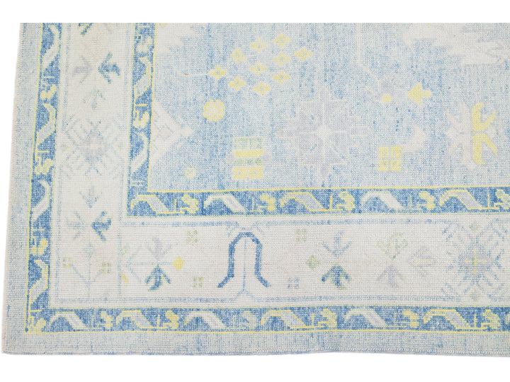 Modern Turkish Wool Rug 7 X 16