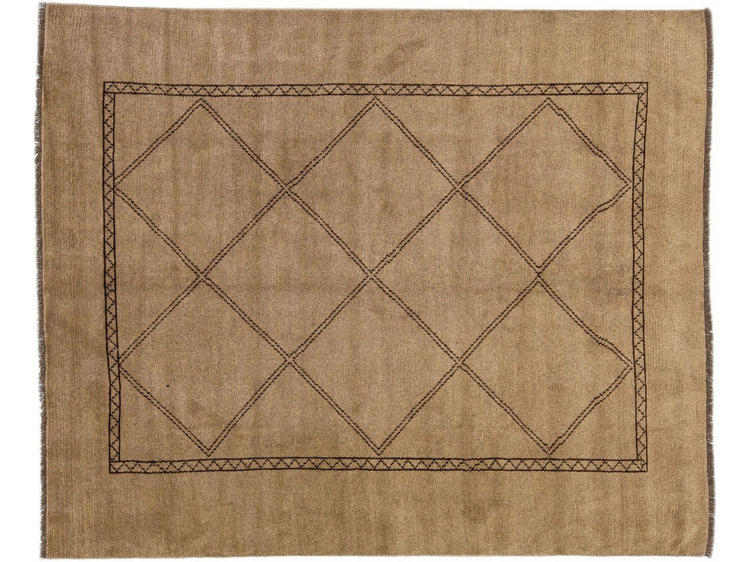 Modern Moroccan Wool Rug 7 X 8