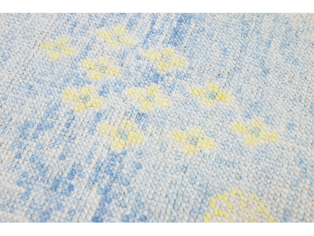 Modern Turkish Wool Rug 7 X 16