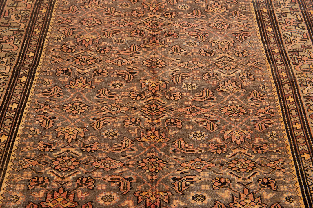 Antique Malayer Wool Runner 5 X 9