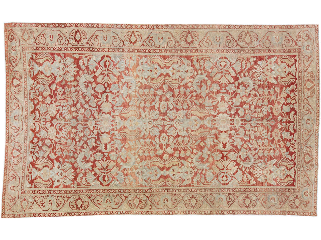 Antique Malayer Wool Rug 8 X 13