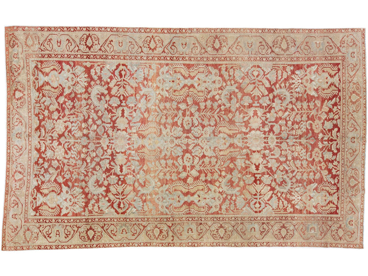 Antique Malayer Wool Rug 8 X 13