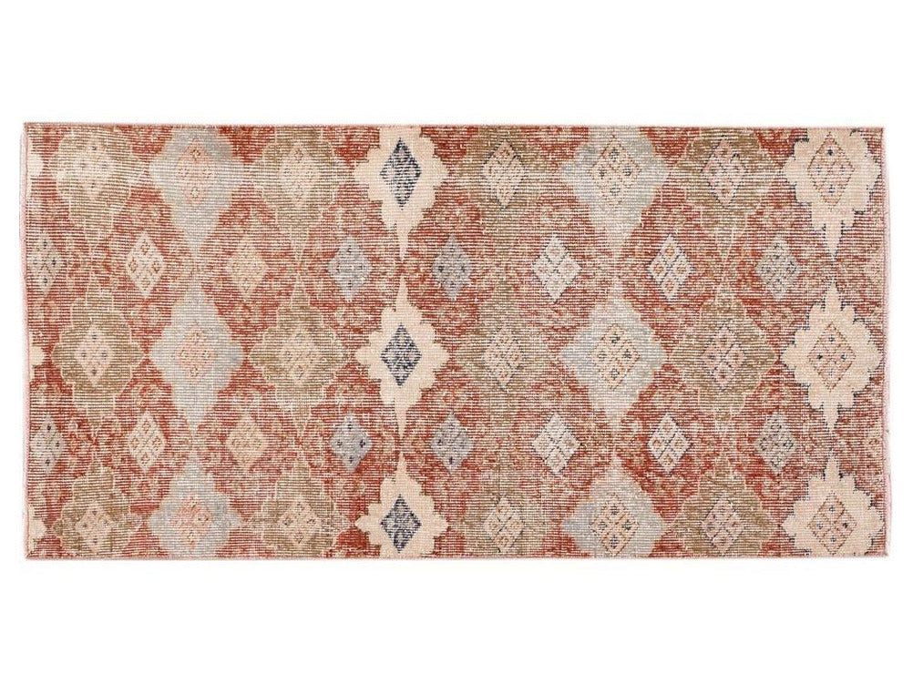 Vintage Turkish Scatter Wool Rug 3 X 5