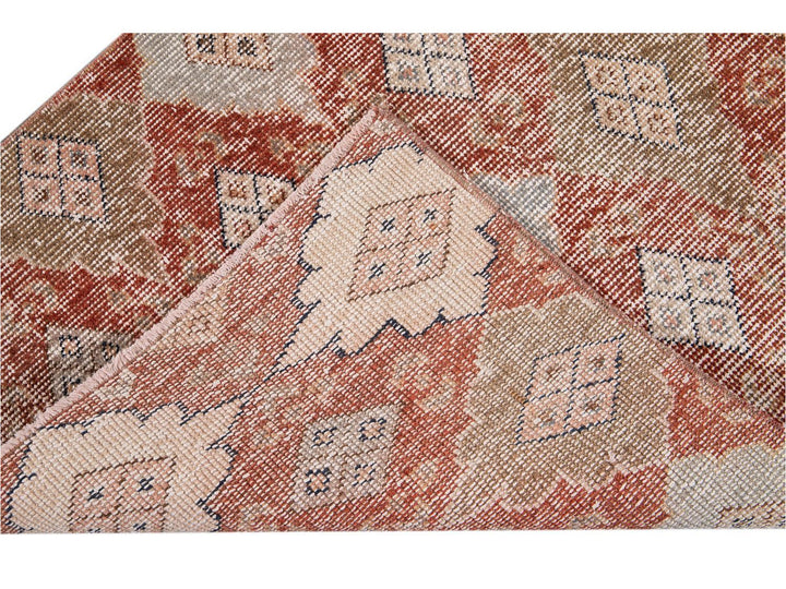 Vintage Turkish Scatter Wool Rug 3 X 5