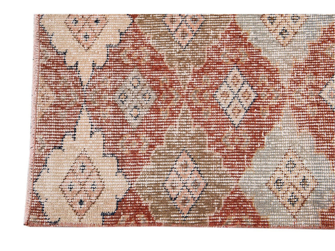 Vintage Turkish Scatter Wool Rug 3 X 5