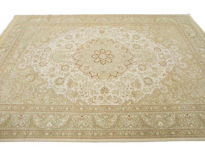 Antique Tabriz Wool Rug 7 X 10