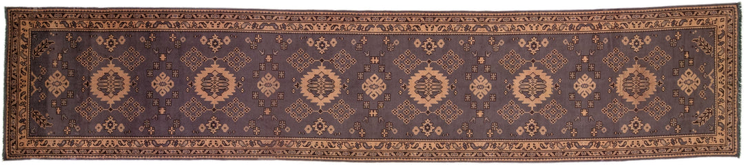 Antique Turkish Oushak Wool Runner 5 X 23