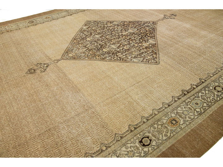 Antique Hamadan Wool Rug 14 X 27