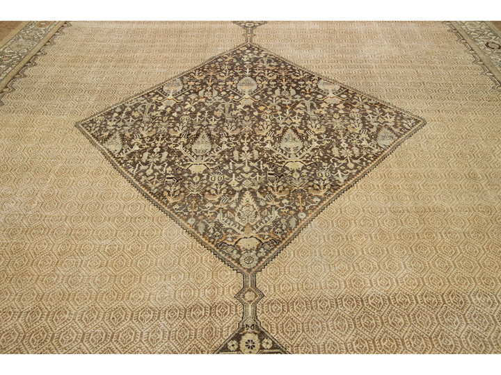Antique Hamadan Wool Rug 14 X 27