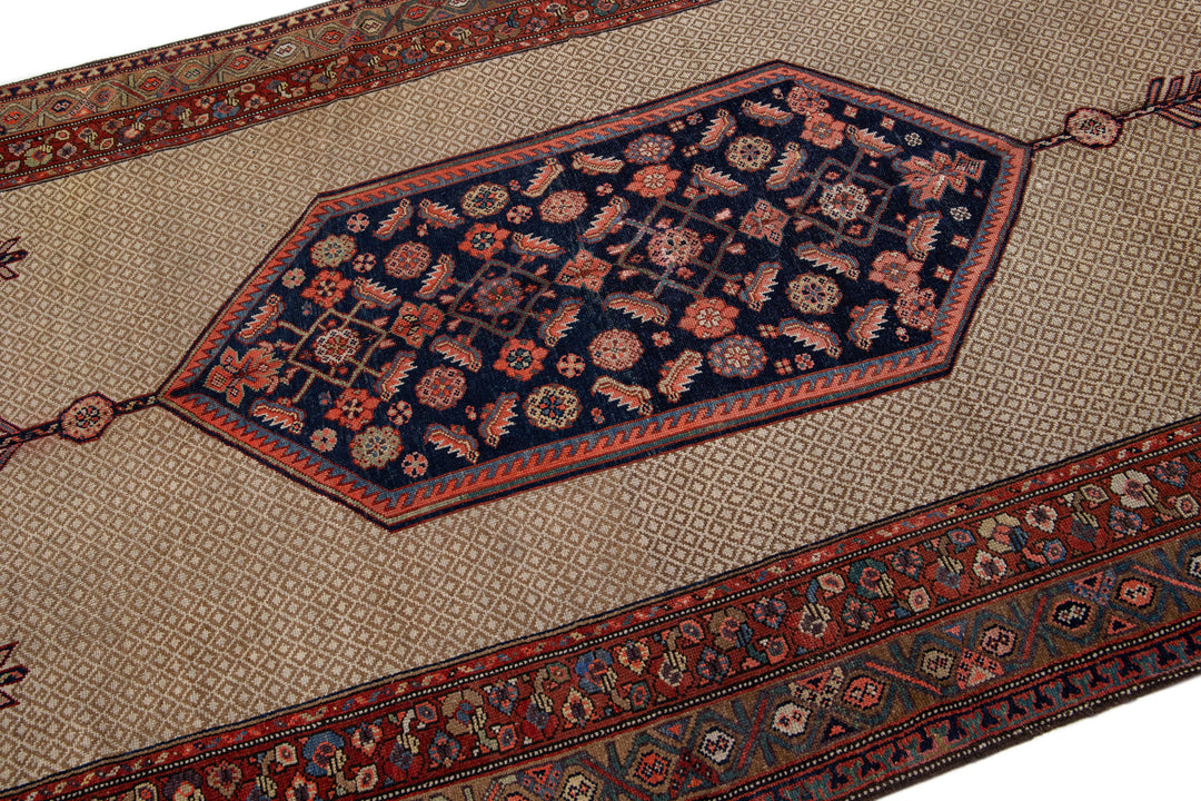 Antique Persian Wool Rug 6 X 13